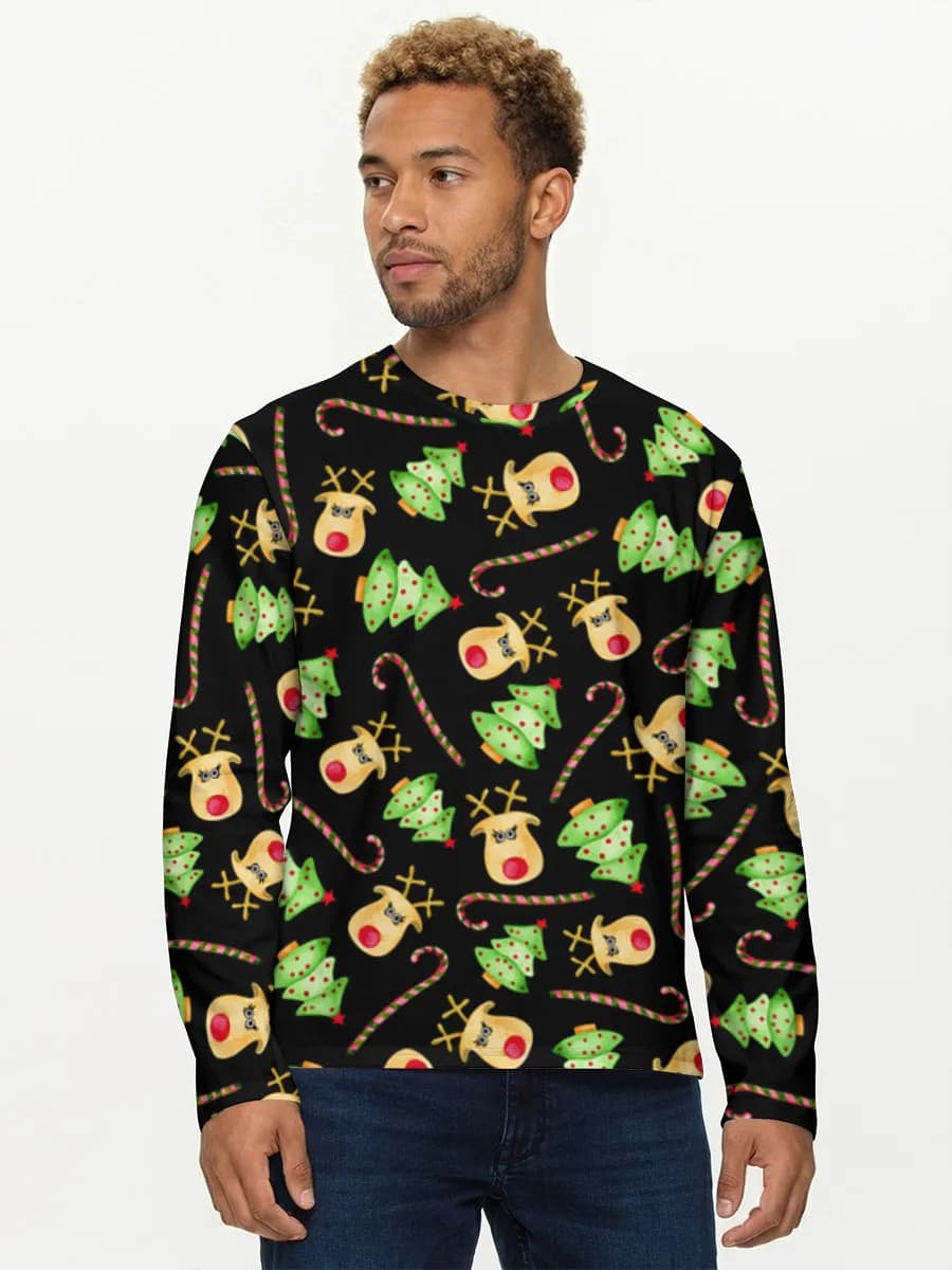 Men's cotton long sleeve shirt