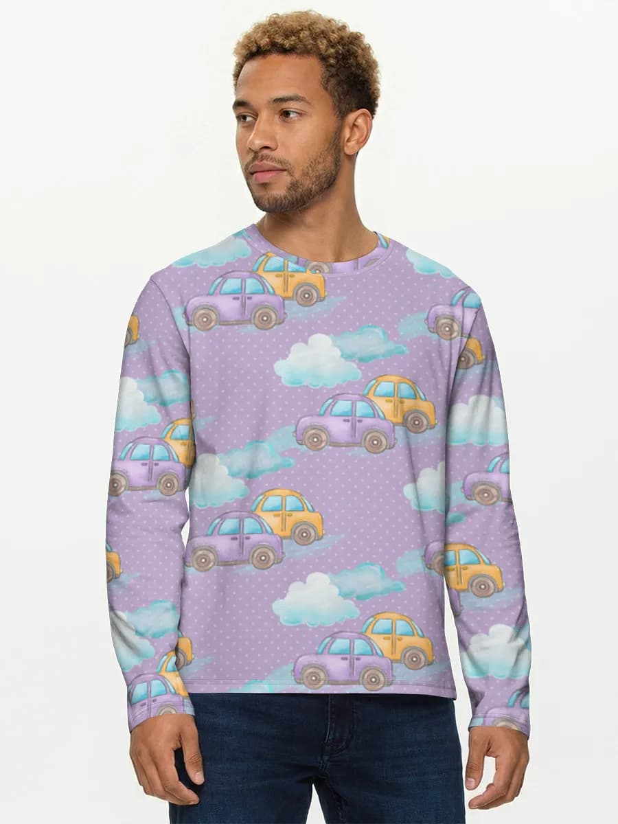 Men's cotton long sleeve shirt