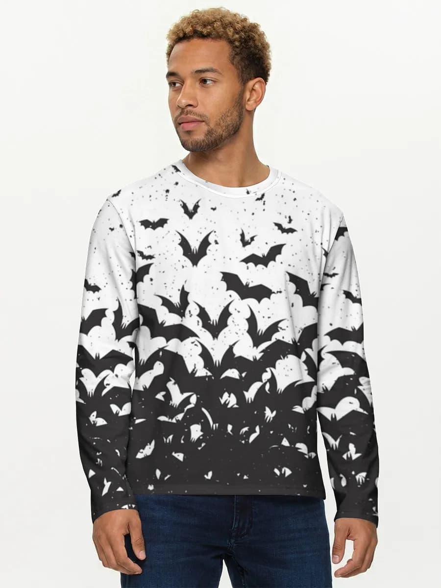 Men's cotton long sleeve shirt