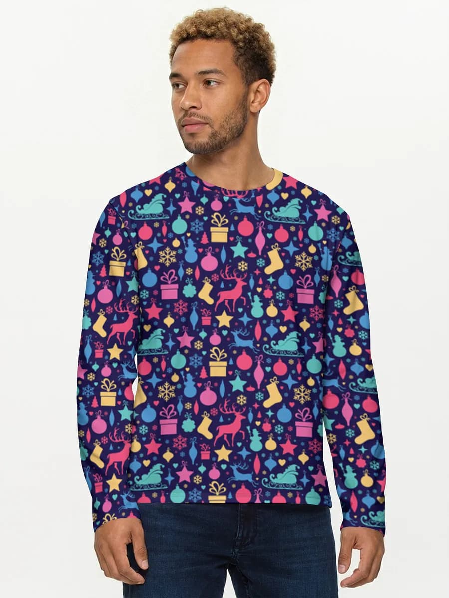 Men's cotton long sleeve shirt