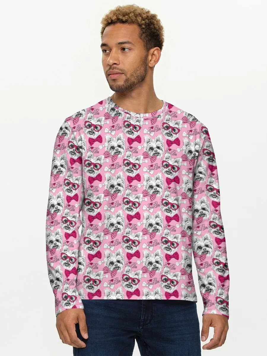 Men's cotton long sleeve shirt