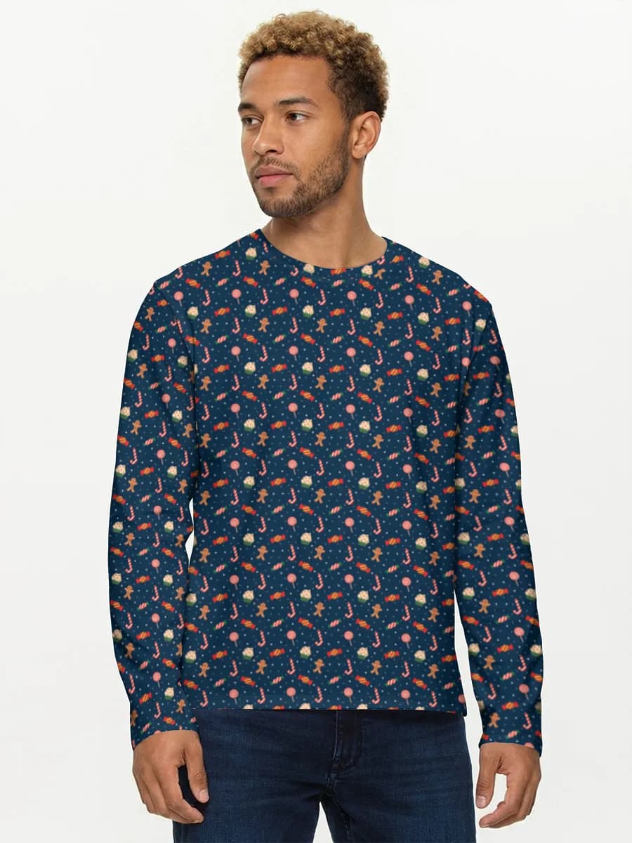 Men's cotton long sleeve shirt