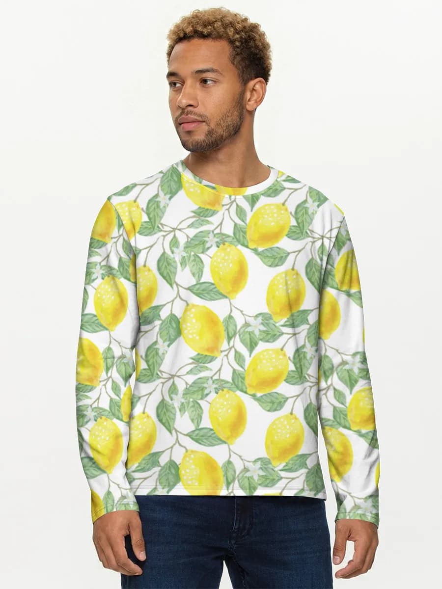Watercolor Lemon Branches