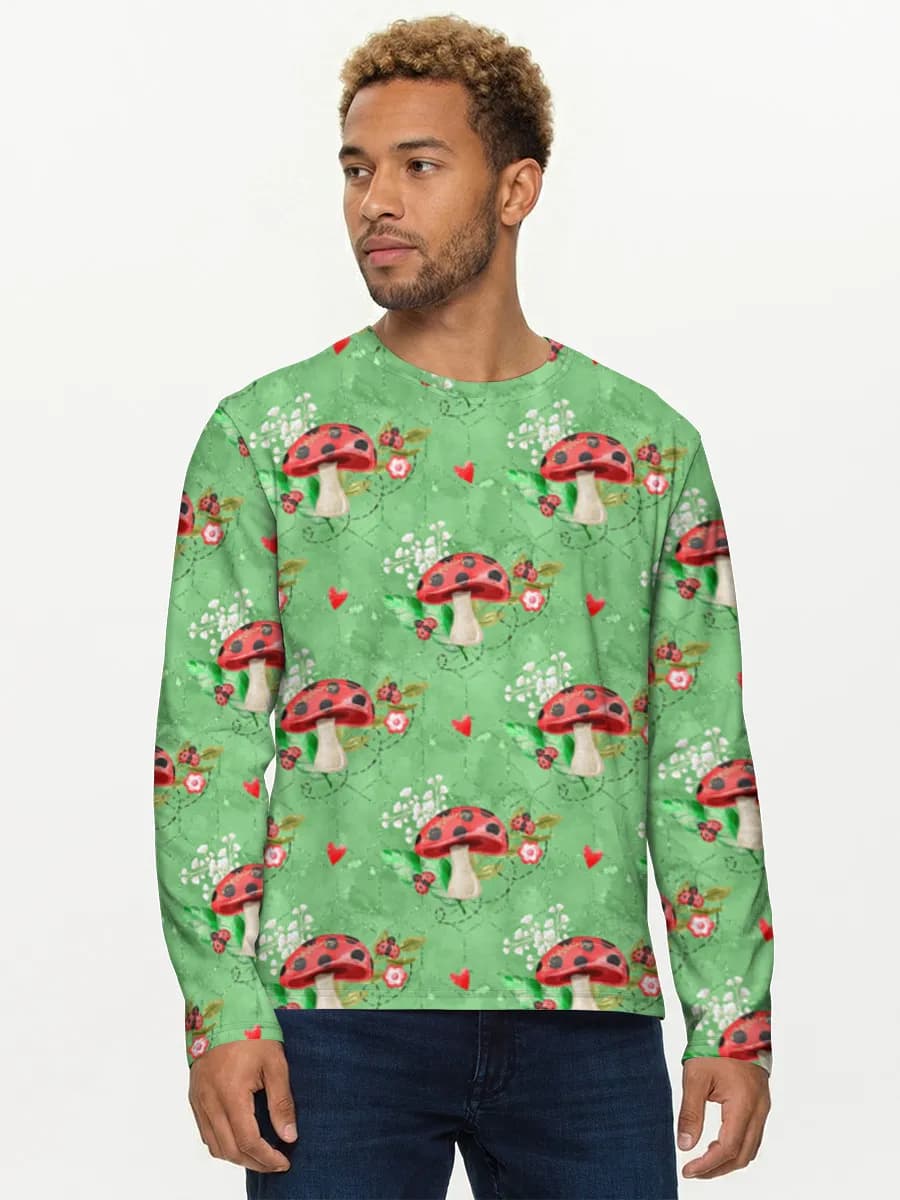 Men's cotton long sleeve shirt