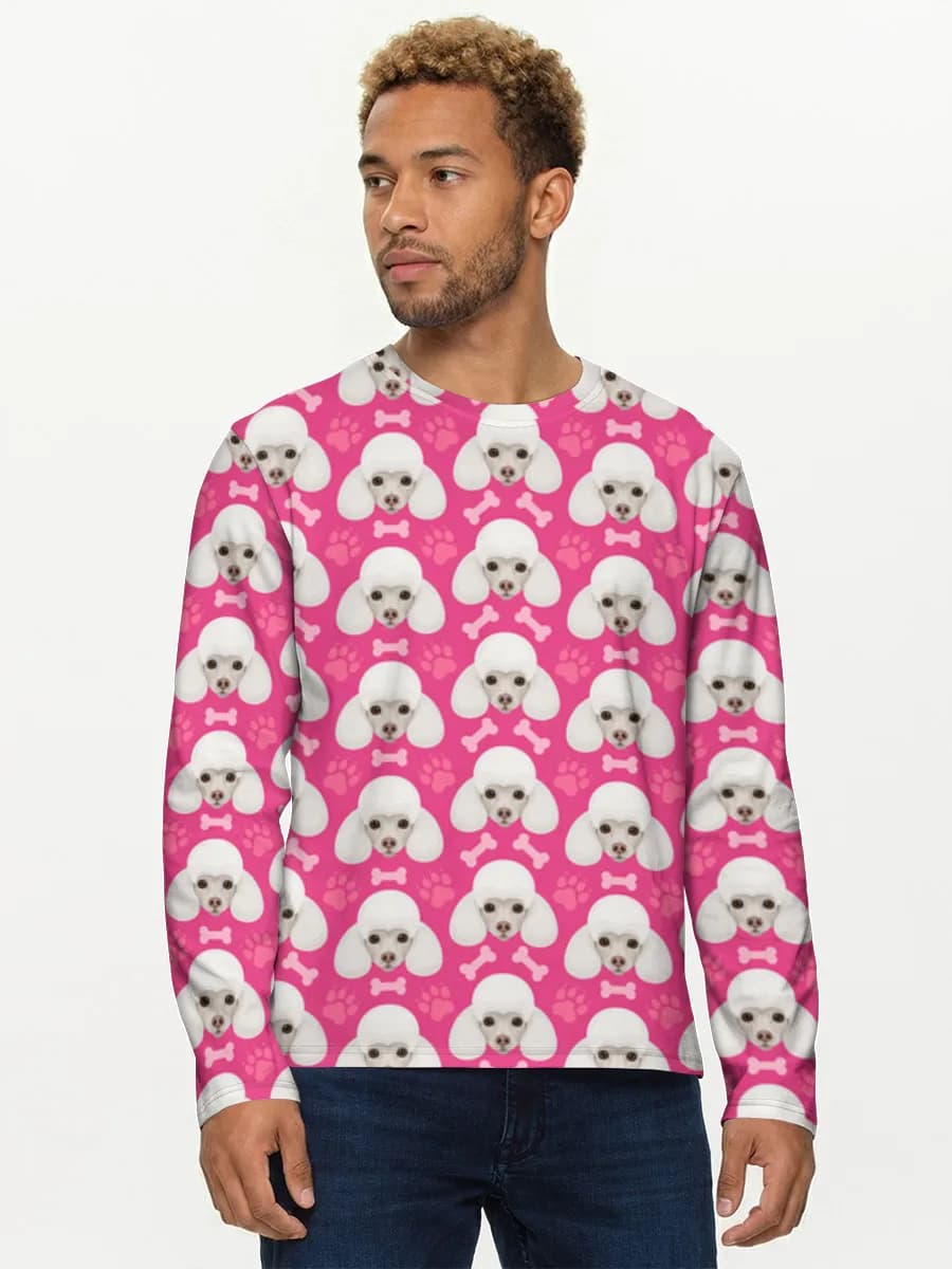 Men's cotton long sleeve shirt