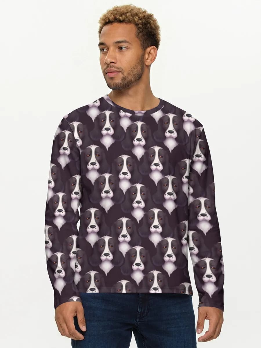 Men's cotton long sleeve shirt