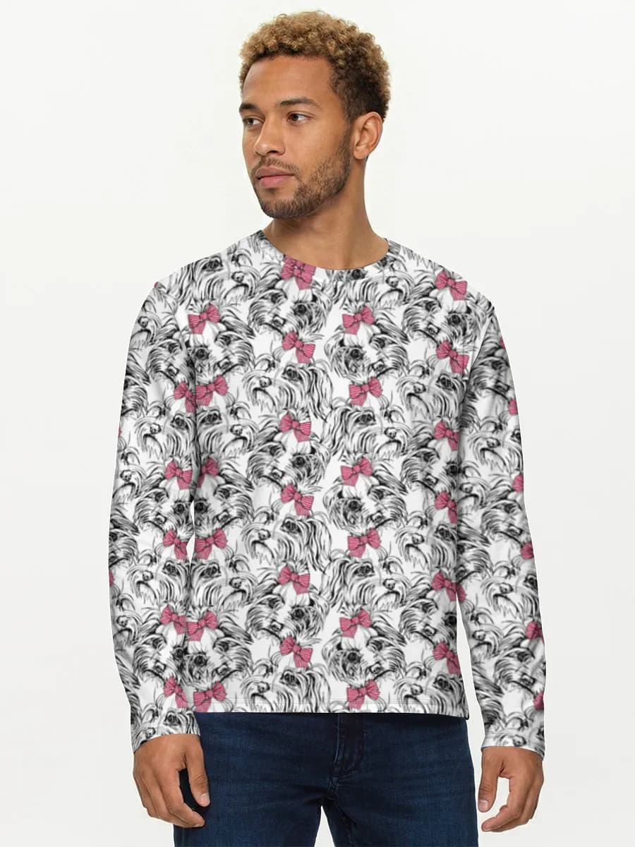 Men's cotton long sleeve shirt