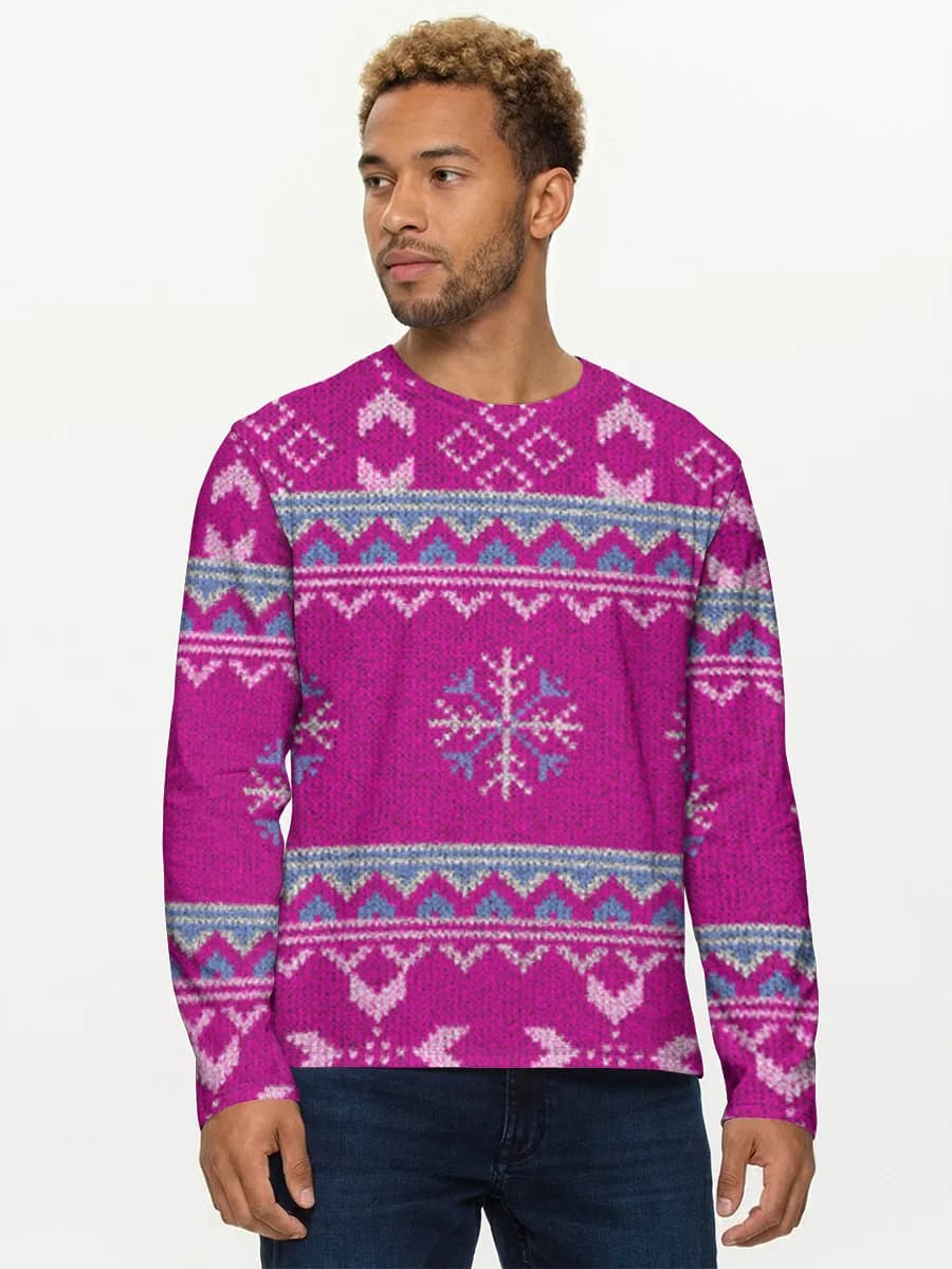 Men's cotton long sleeve shirt
