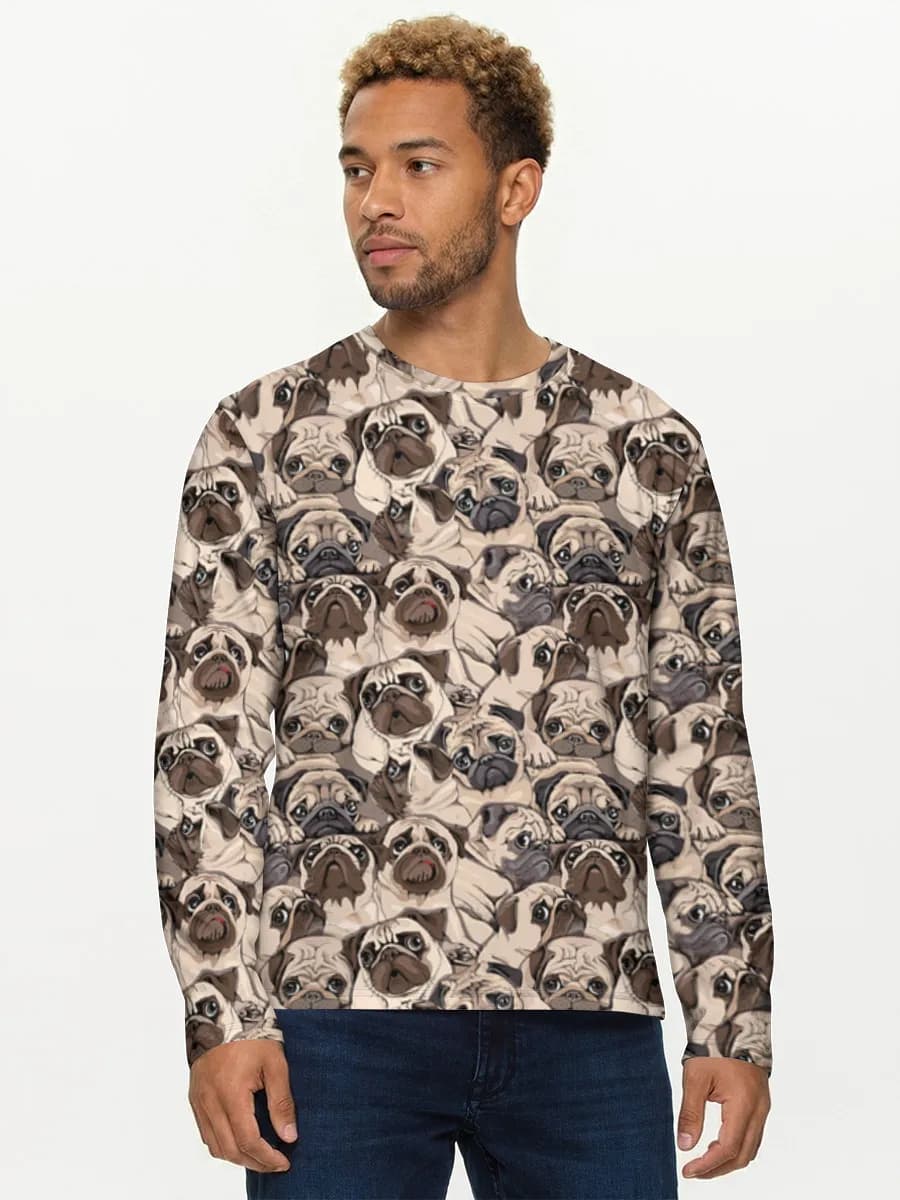 Men's cotton long sleeve shirt
