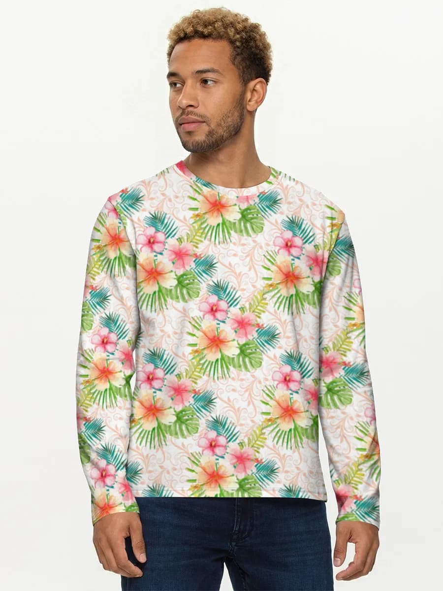 Men's cotton long sleeve shirt
