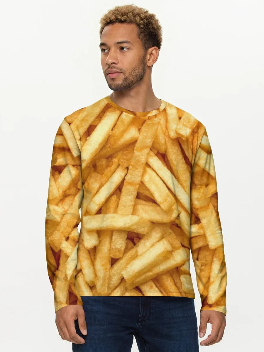 Men's cotton long sleeve shirt
