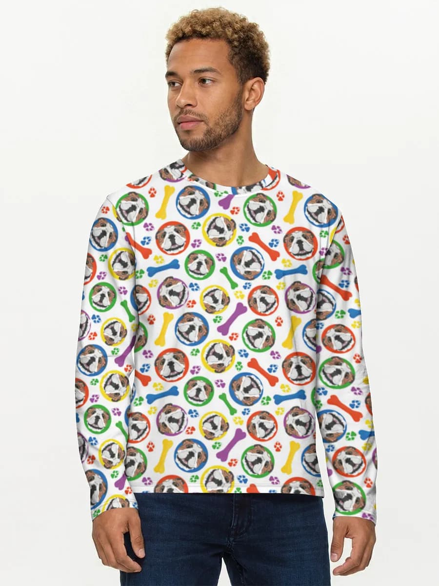 Men's cotton long sleeve shirt
