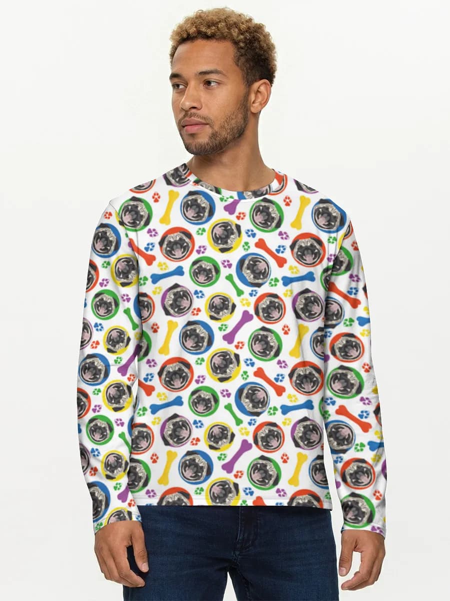 Men's cotton long sleeve shirt