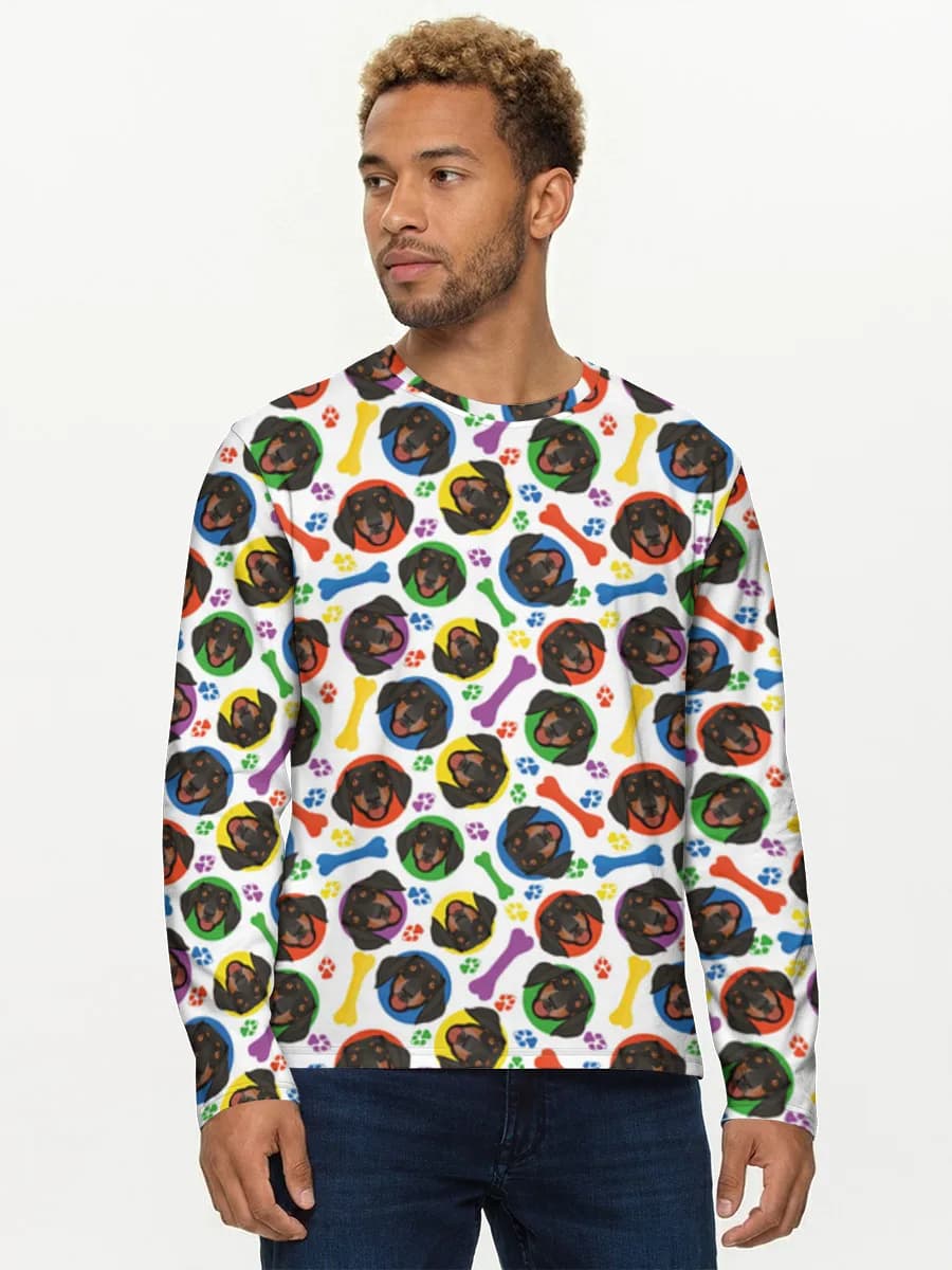Men's cotton long sleeve shirt