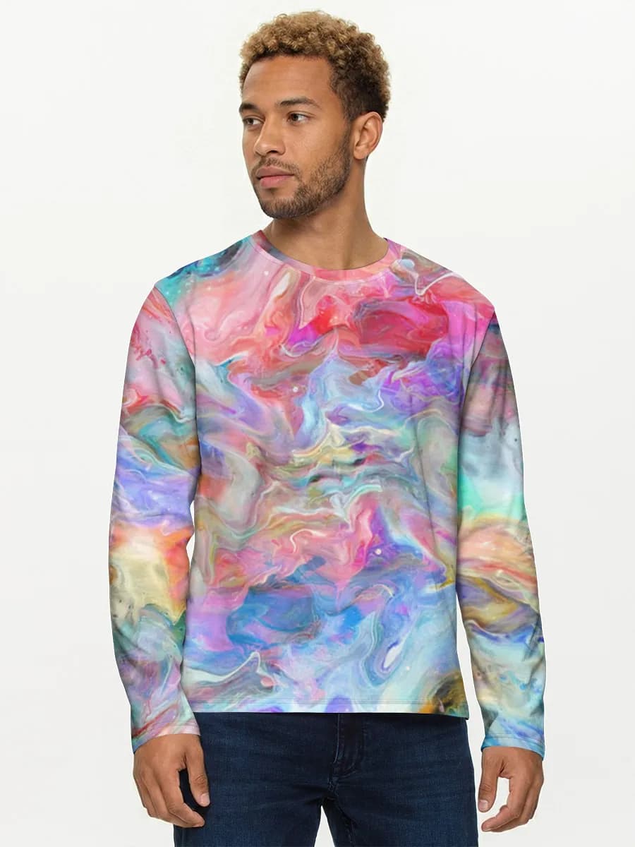 Men's cotton long sleeve shirt