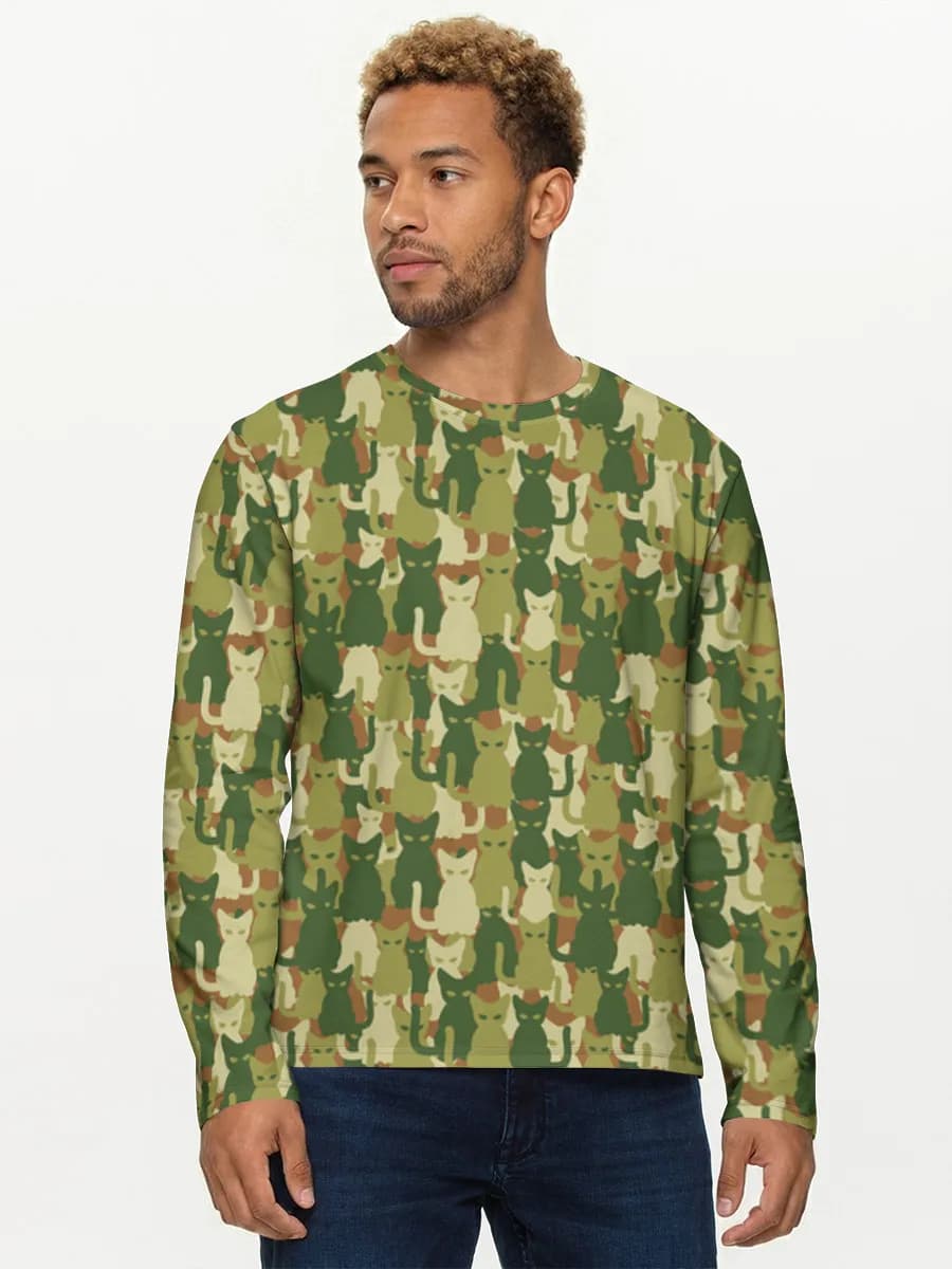 Men's cotton long sleeve shirt