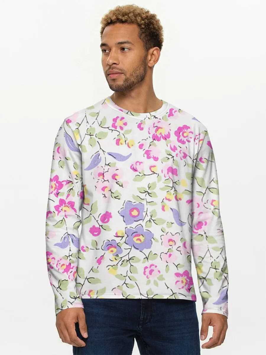 Men's cotton long sleeve shirt