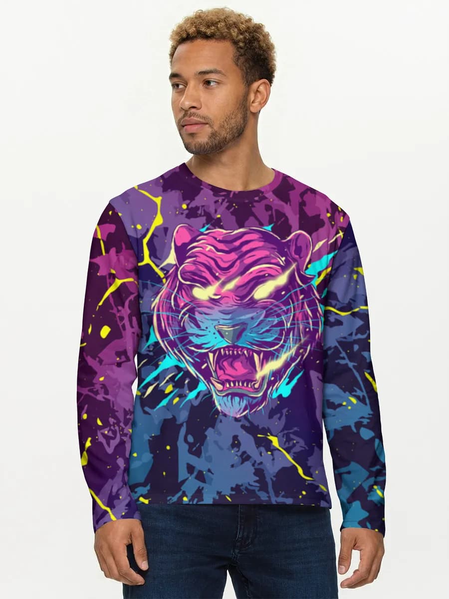Men's cotton long sleeve shirt