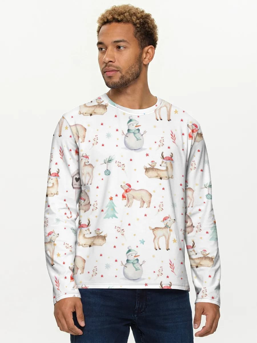 Men's cotton long sleeve shirt