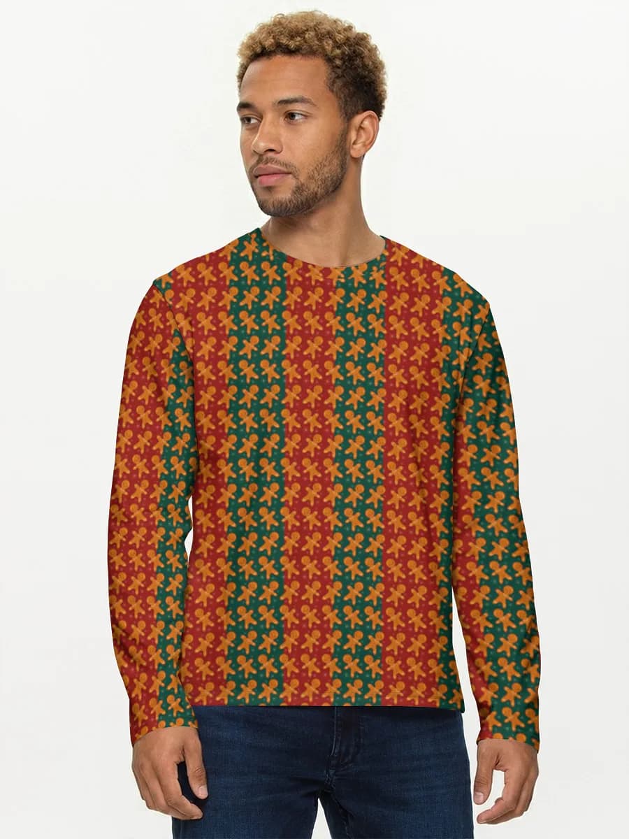 Men's cotton long sleeve shirt