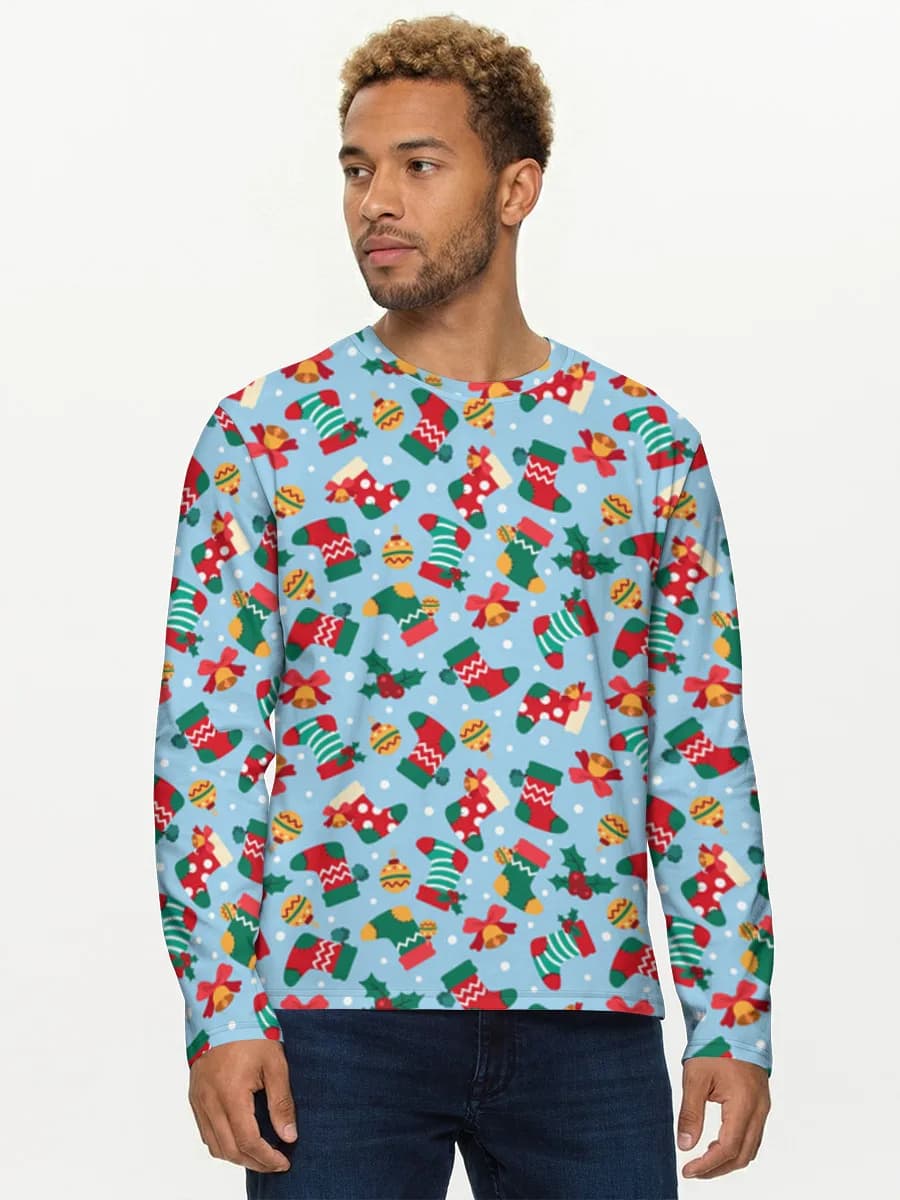 Men's cotton long sleeve shirt