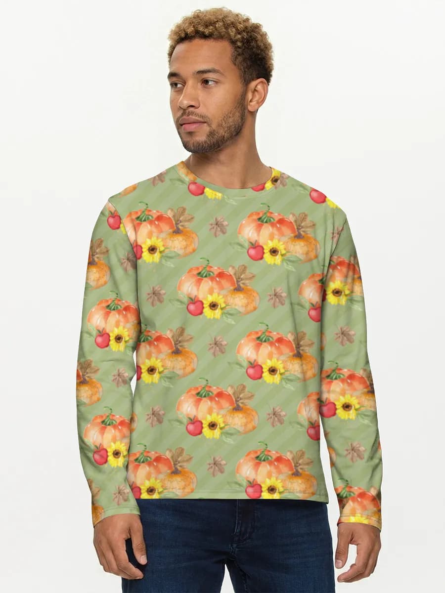 Men's cotton long sleeve shirt