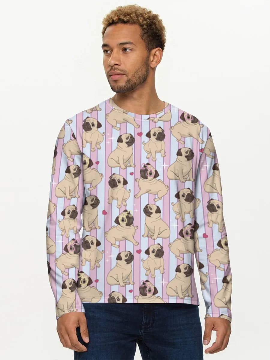 Men's cotton long sleeve shirt