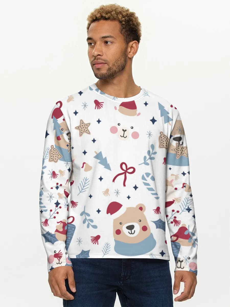 Men's cotton long sleeve shirt