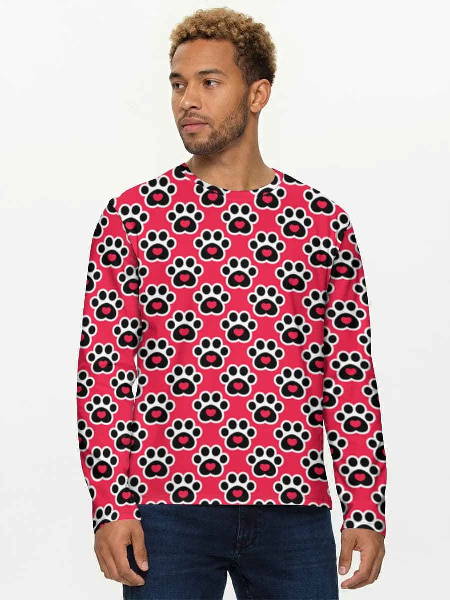 Men's cotton long sleeve shirt
