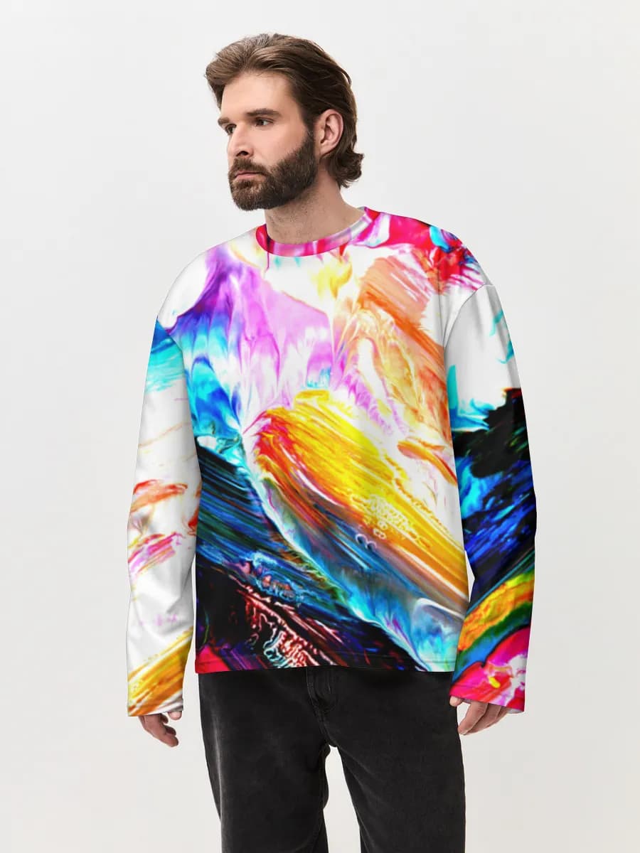 Vibrant Fluid Color Splash