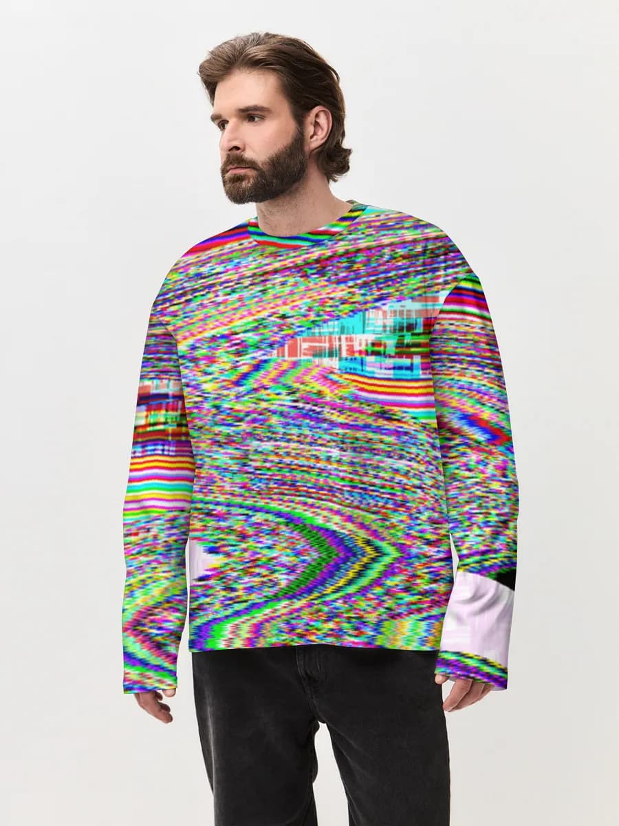 Rainbow Glitch Static