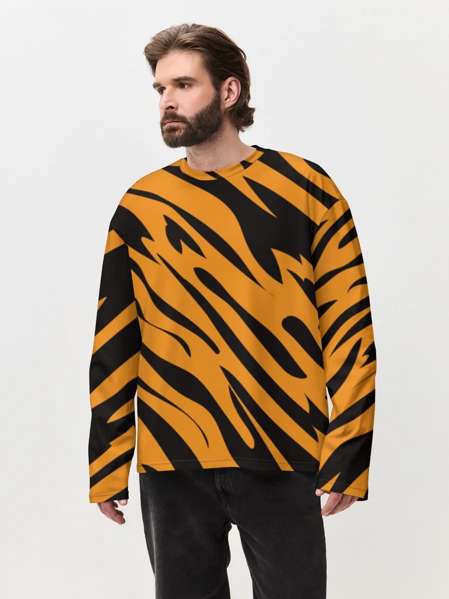 Orange Tiger Stripes