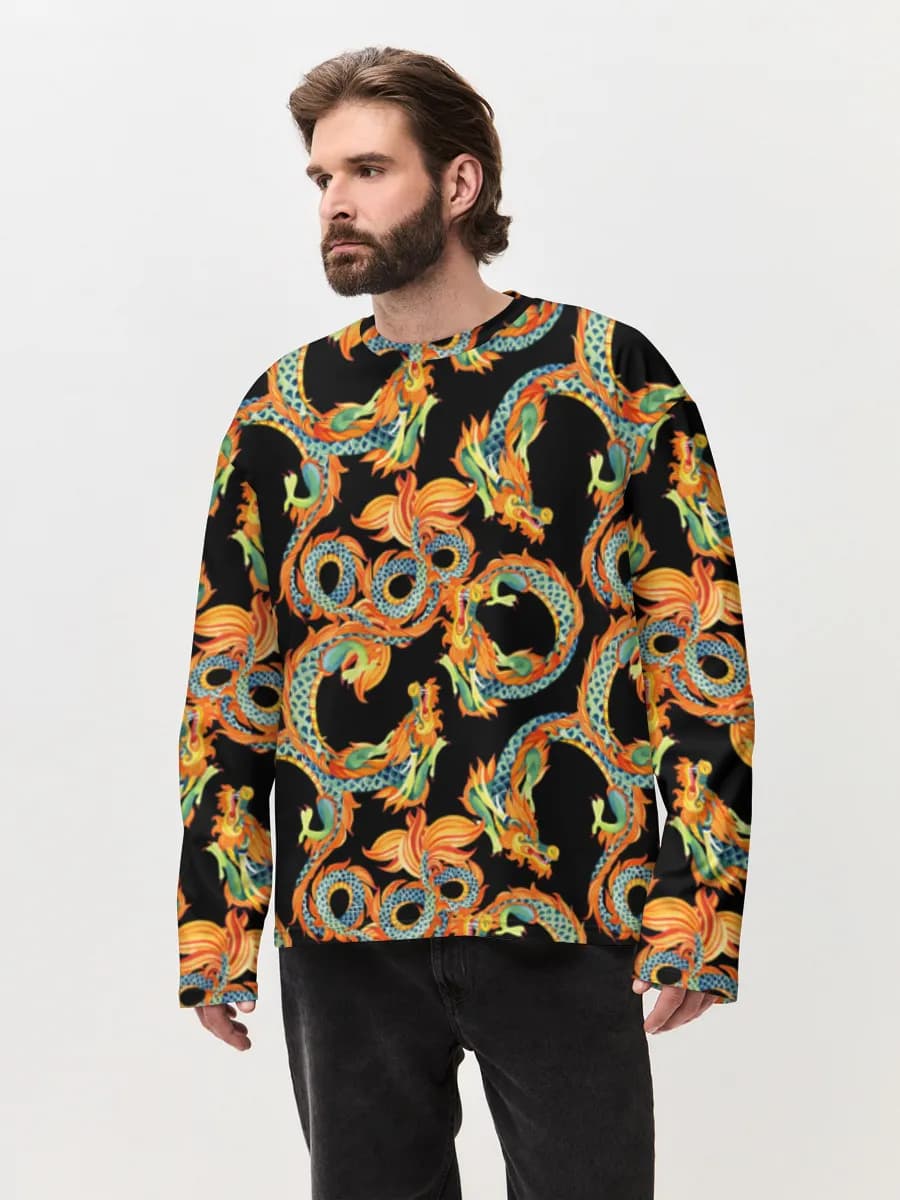 Flame Coiled Dragons