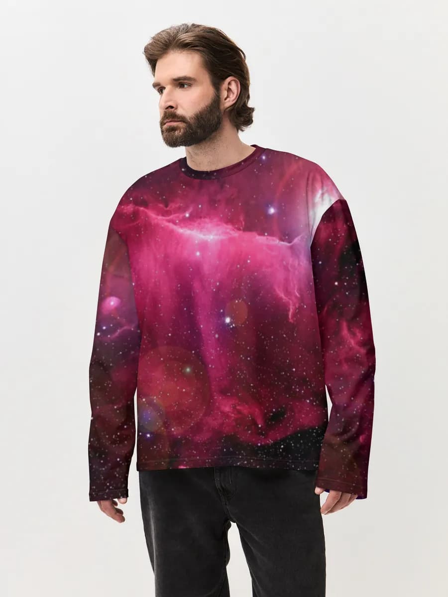 Magenta Nebula Starfield