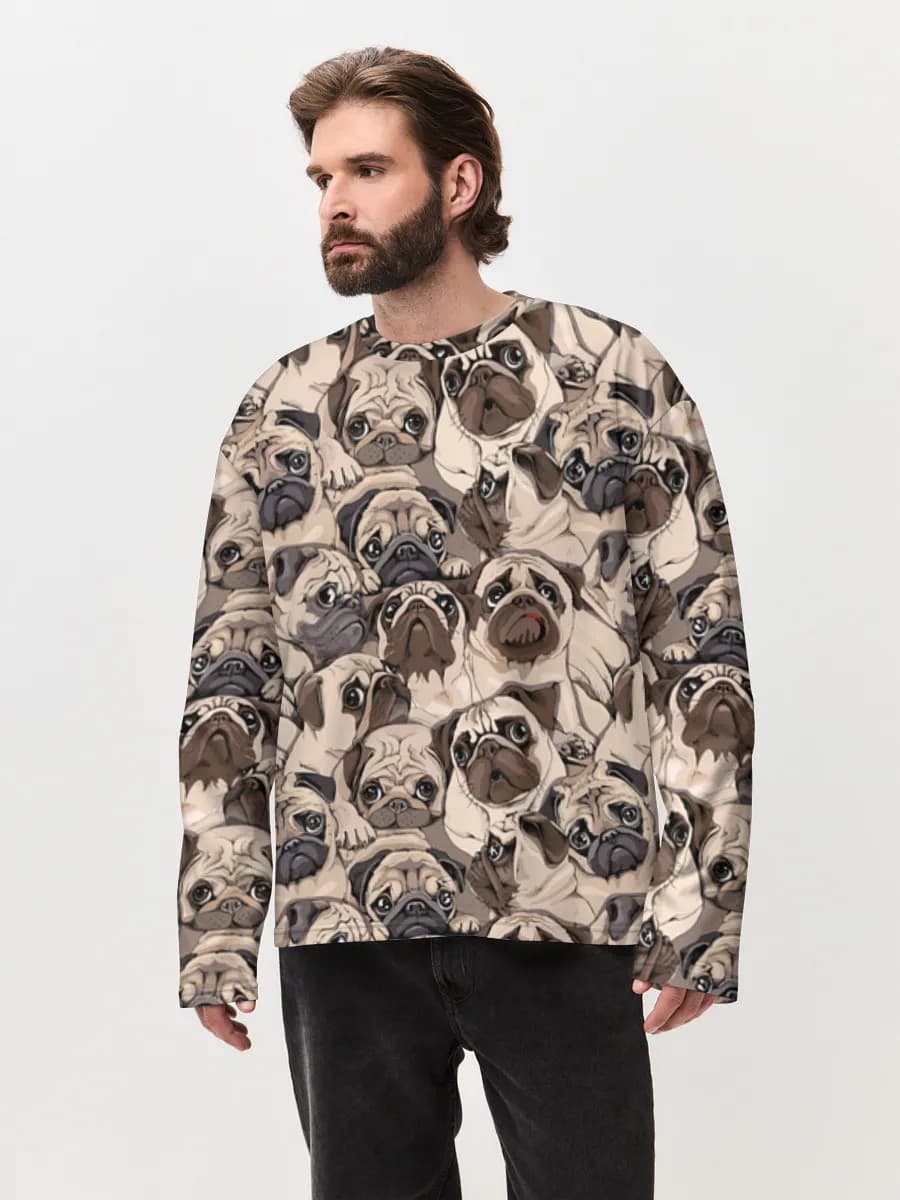 Cute Pug Crowd