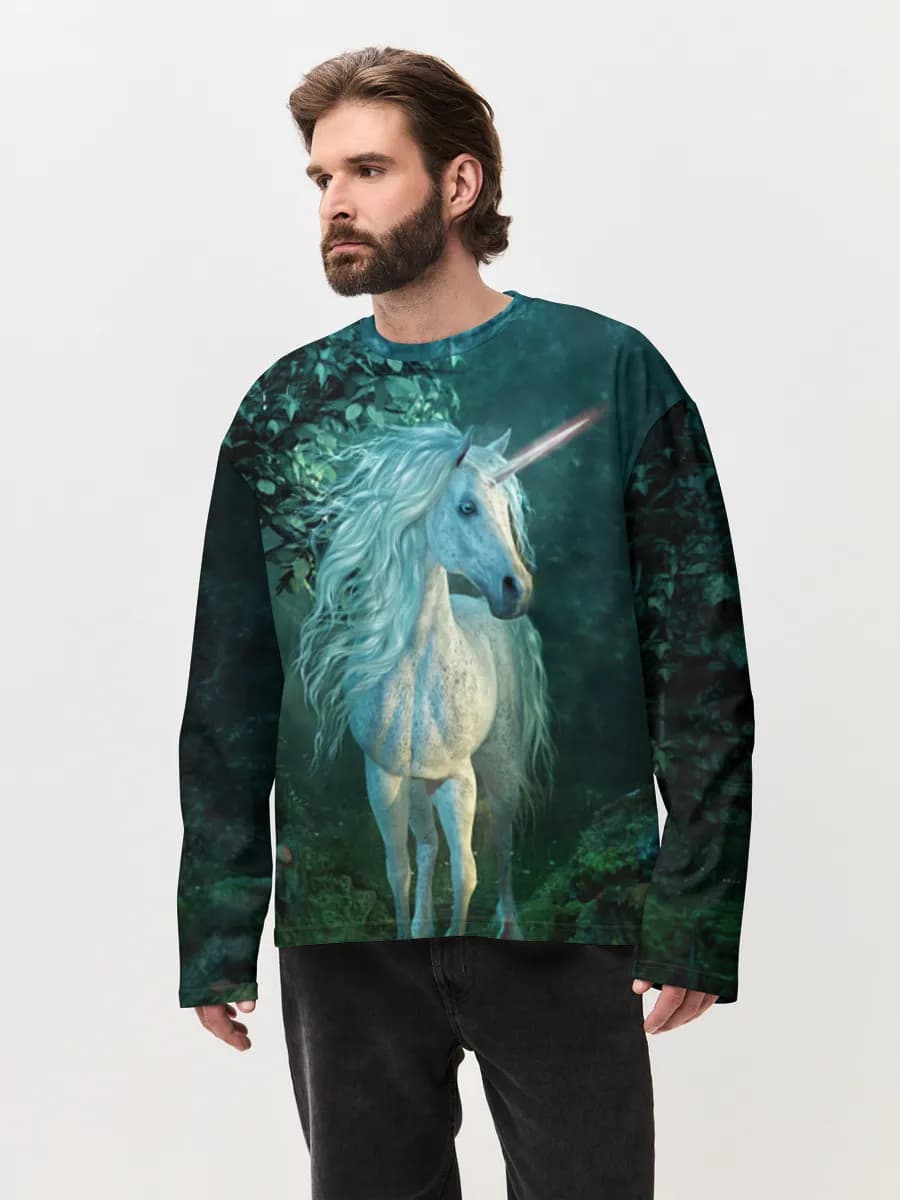 Unicorn In Enchanted Forest