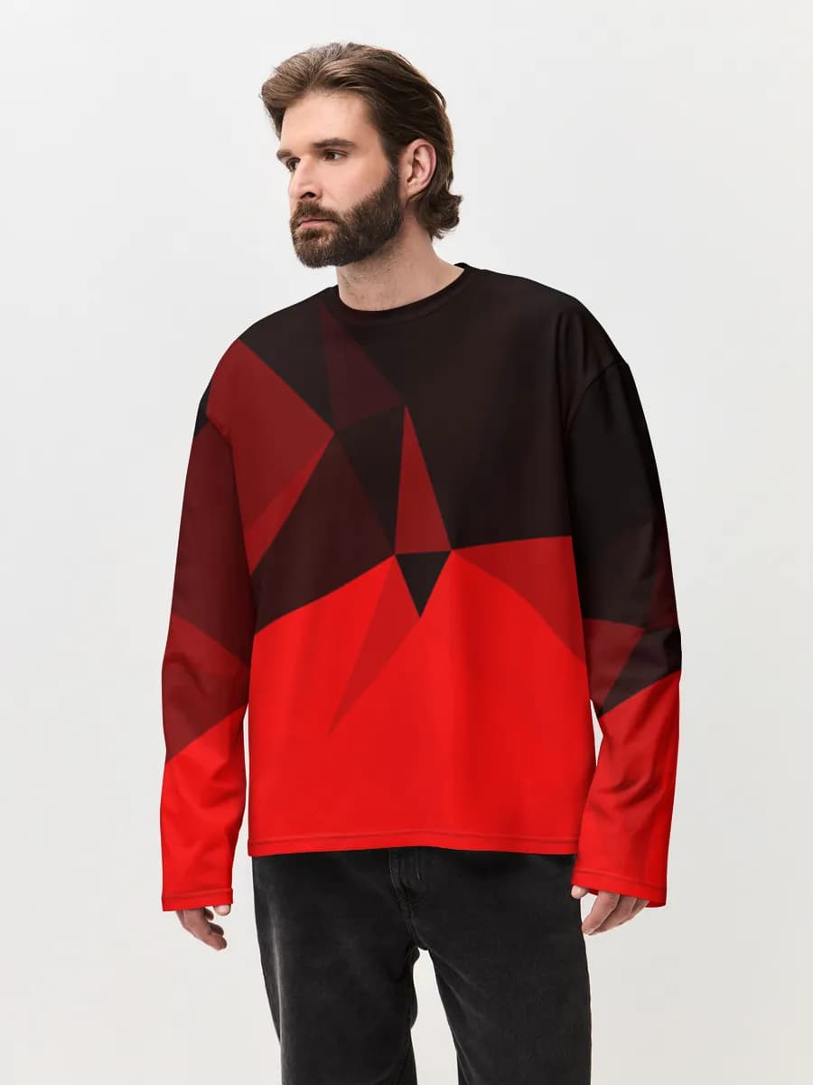 Crimson Low Poly Peaks