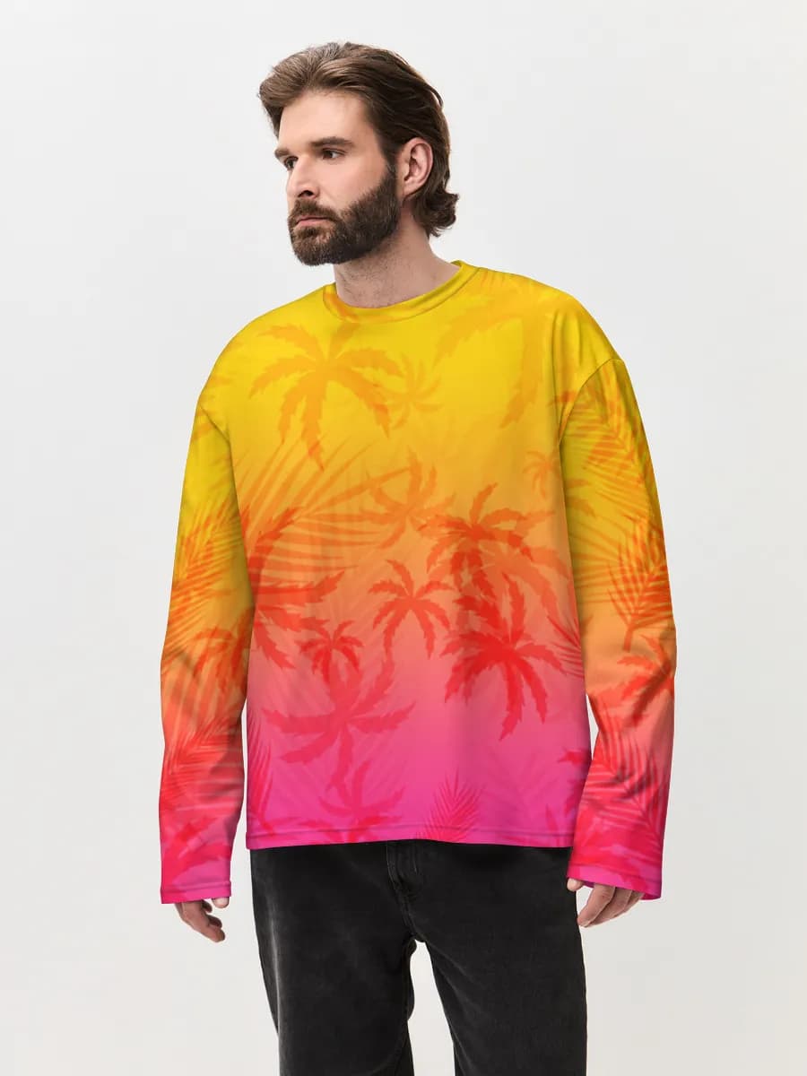 Tropical Sunset Palms