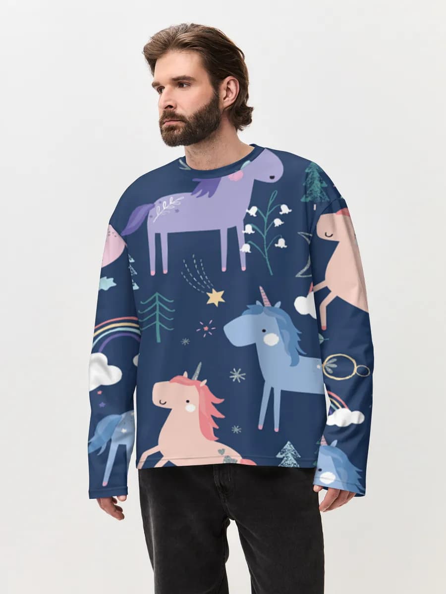 Whimsical Unicorn Rainbow Night