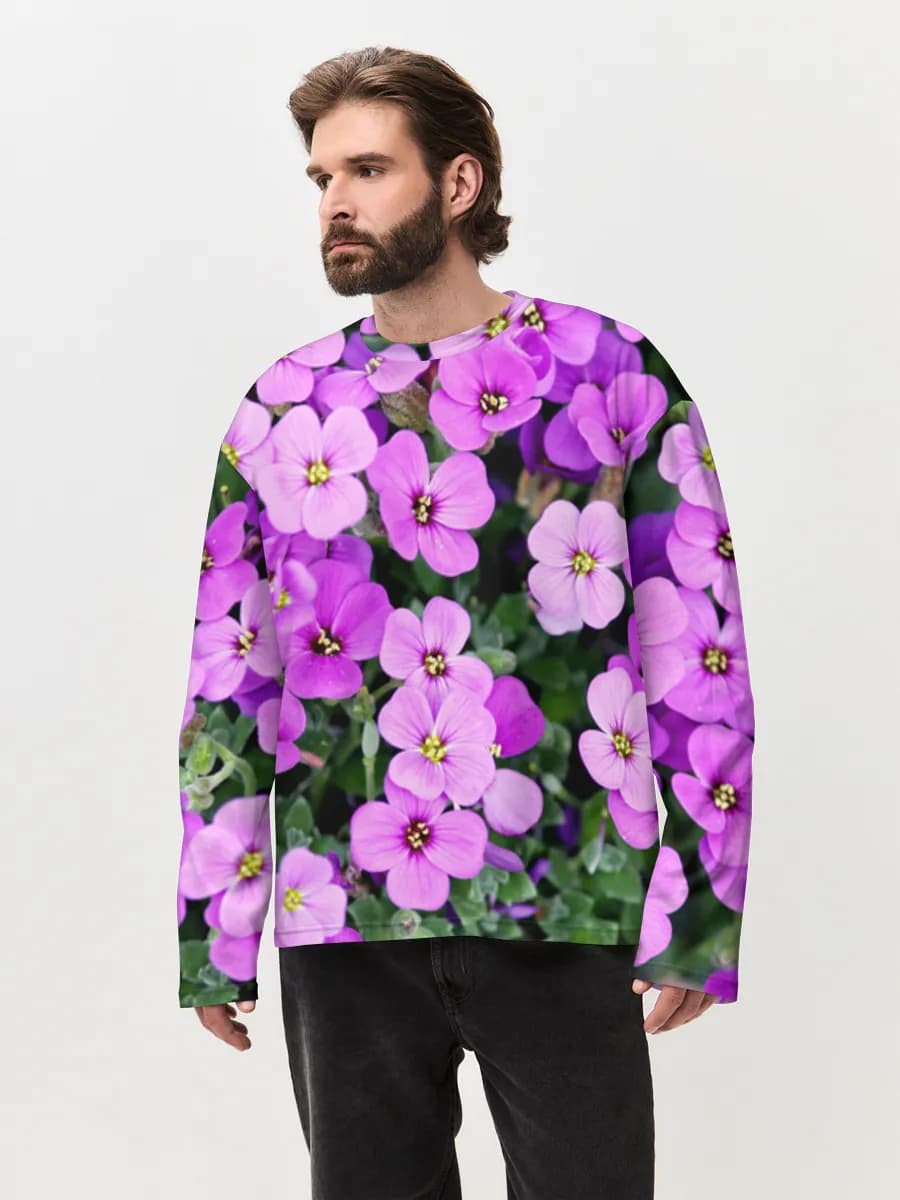 Men's oversized cotton long sleeve