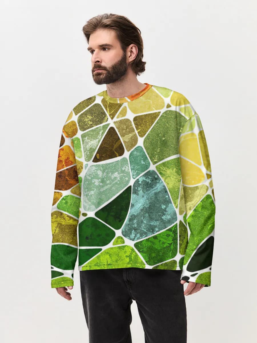 Autumn Stained Glass Mosaic