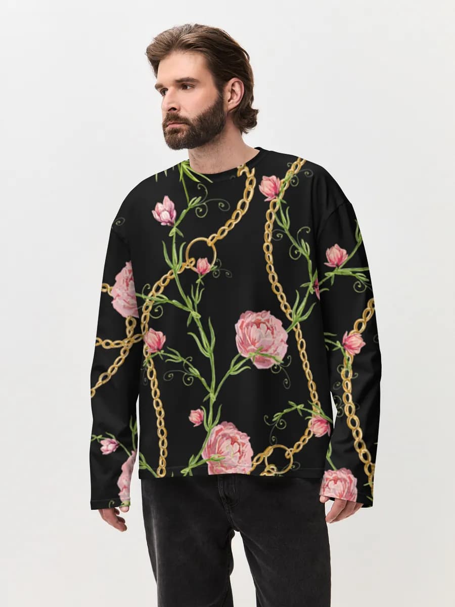 Peonies And Gold Chains