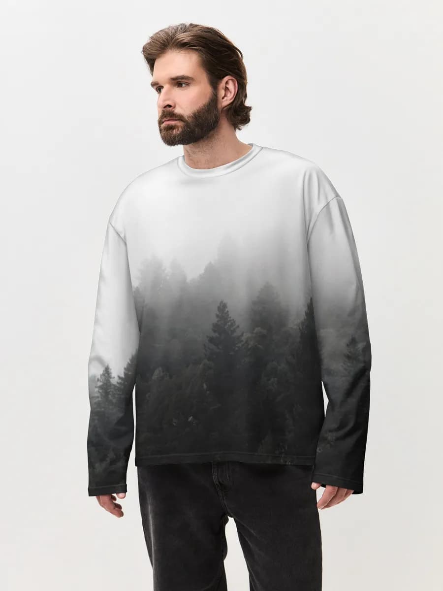 Misty Pine Forest