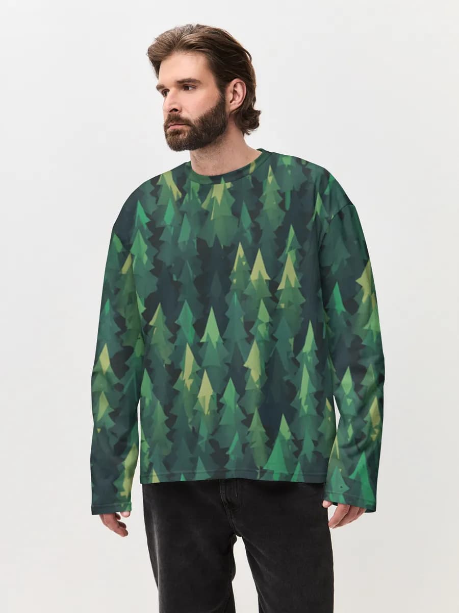 Evergreen Forest Silhouette