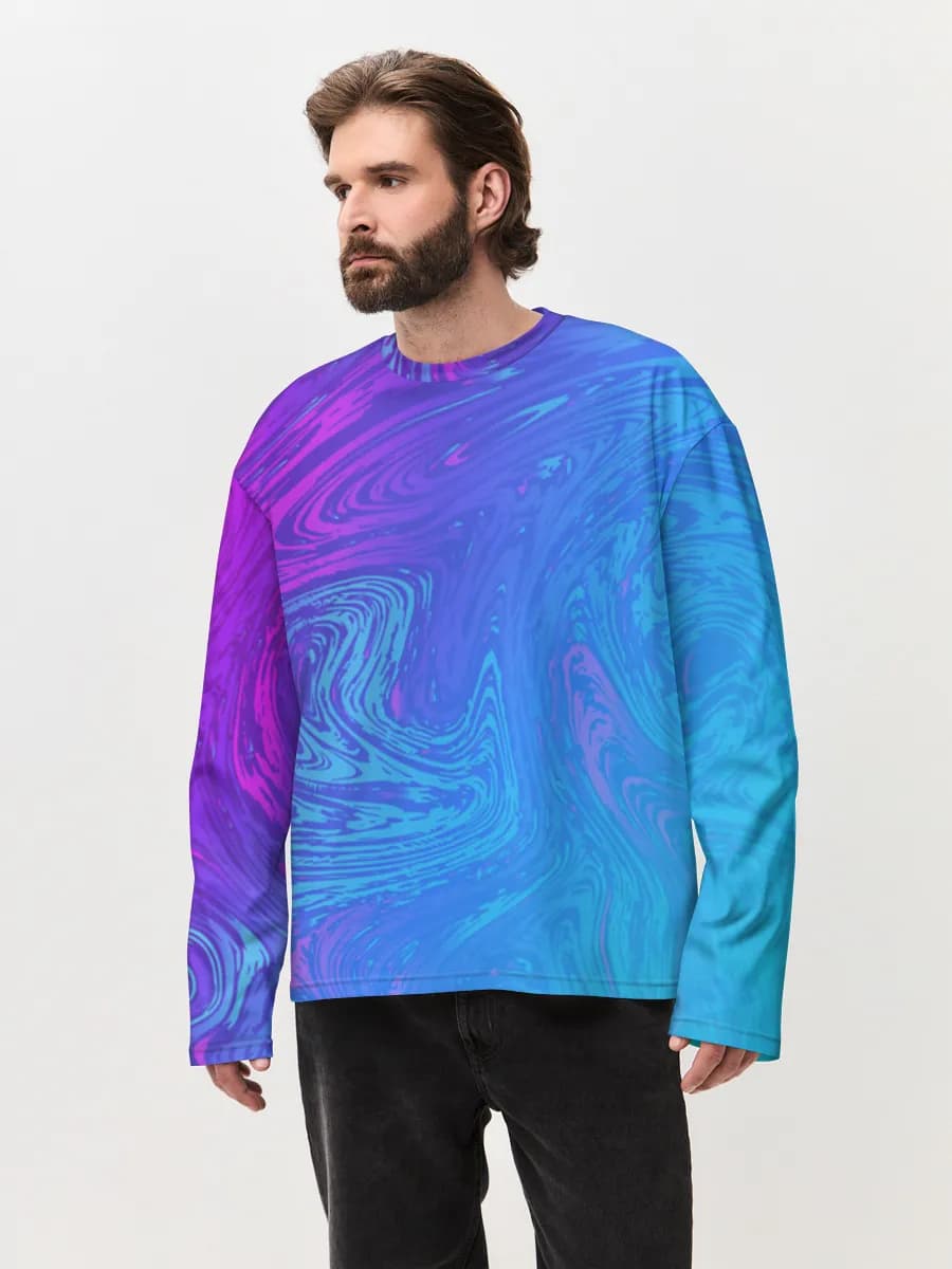 Neon Marble Swirl