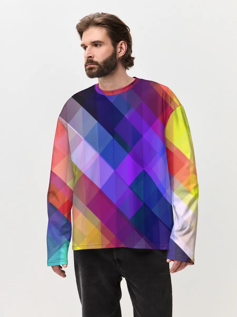 Rainbow Geometric Mosaic