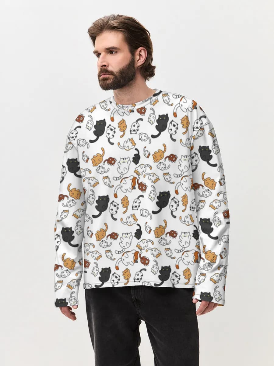 Playful Cartoon Cats