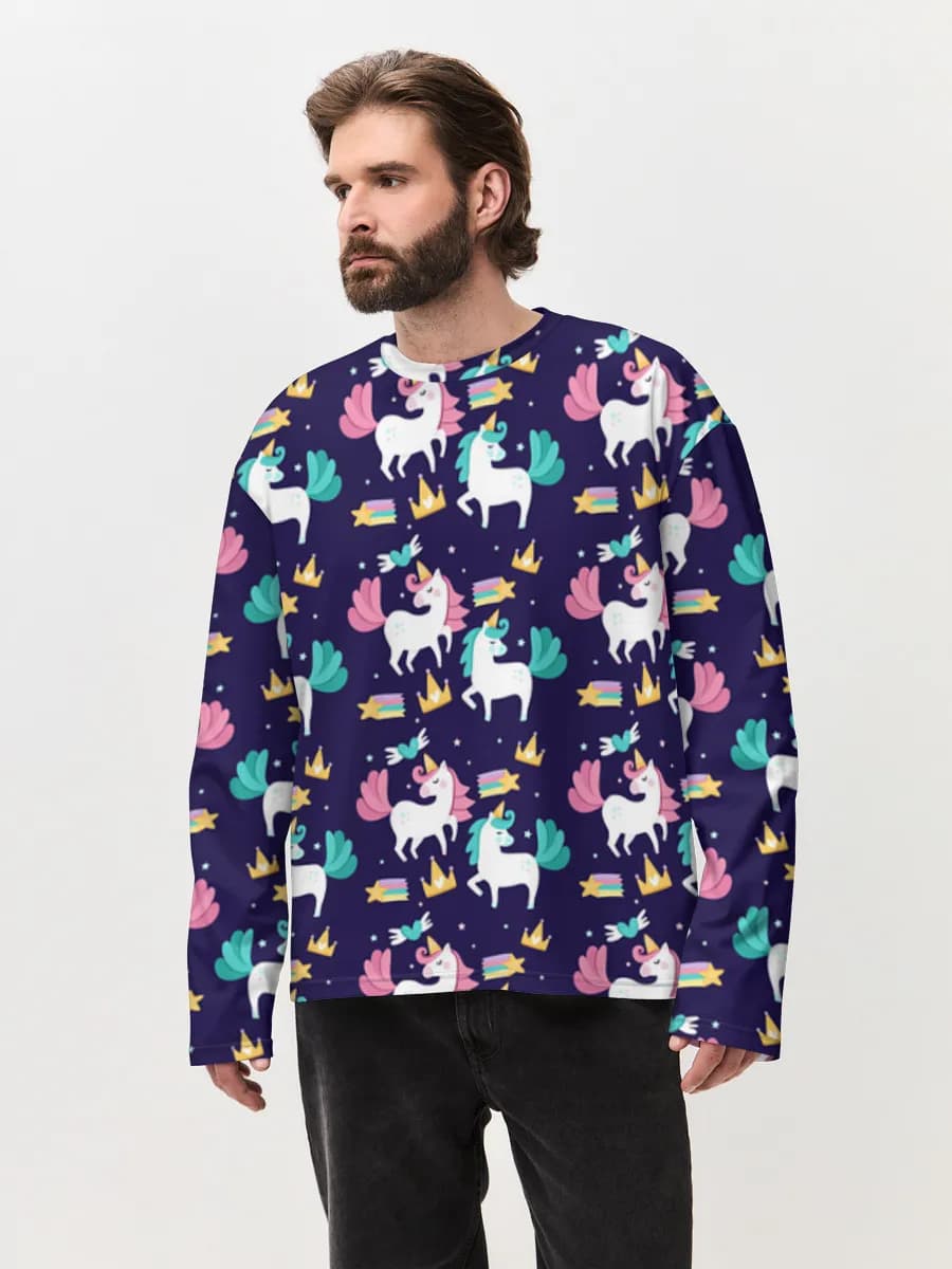Cute Unicorn Night Sky