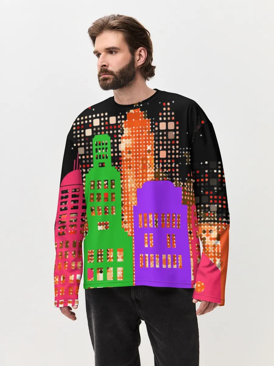 Neon City Skyline