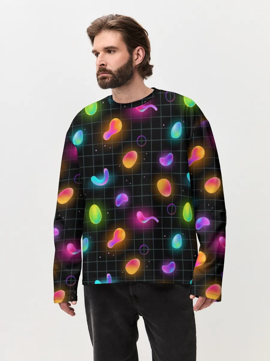 Neon Abstract Grid